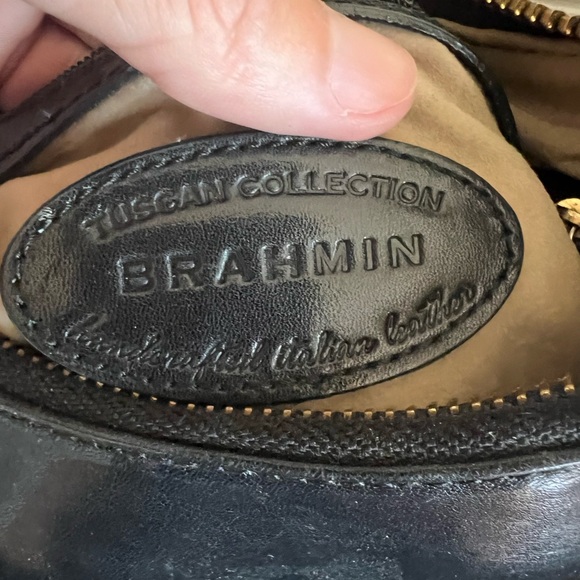 BRAHMIN! Elegant Black and Brown Women's Bag - Picture 3 of 7